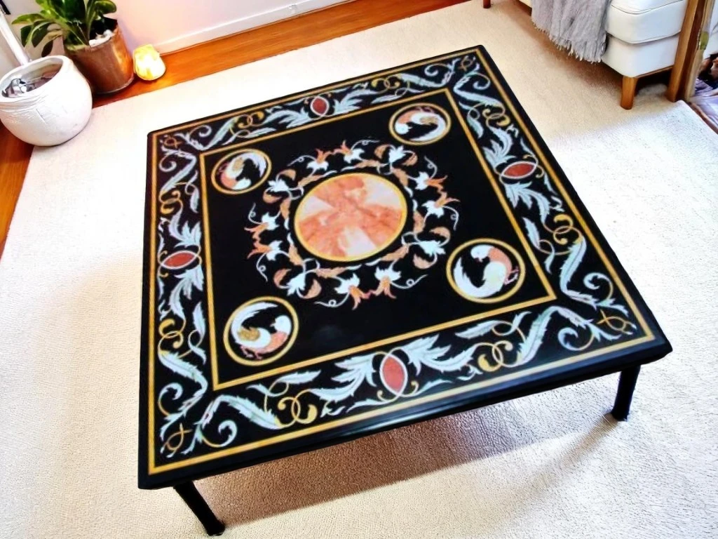  Marble Square Table – Perfect for Any Space
